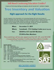 Tree Inventory and Valuation Continuing Education Class